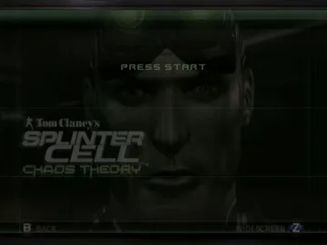 Tom Clancy's Splinter Cell - Chaos Theory (Disc 1) screen shot title